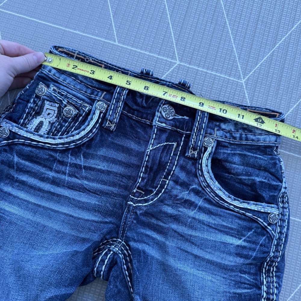 Rock Revival Men's Jeans Size 25 Ziggy Slim Bootcut 26.5" Inseam - Picture 8 of 10